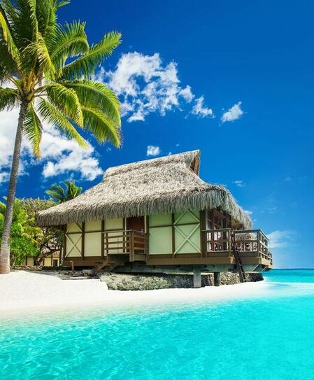 Private villa in the south pacific